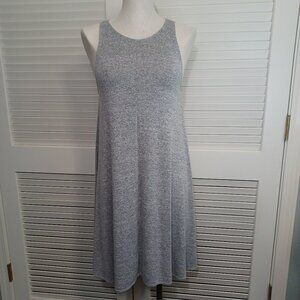 Wilfred Free Aritzia Dress Marled Heather Gray Knit Tank Dress Womens Medium